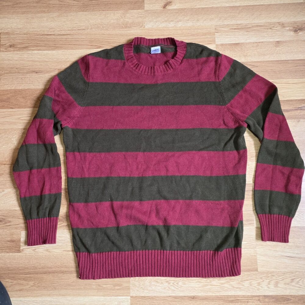 Freddy Krueger Costume Sweater Nightmare On Elm Street Spirit Halloween Men’s M